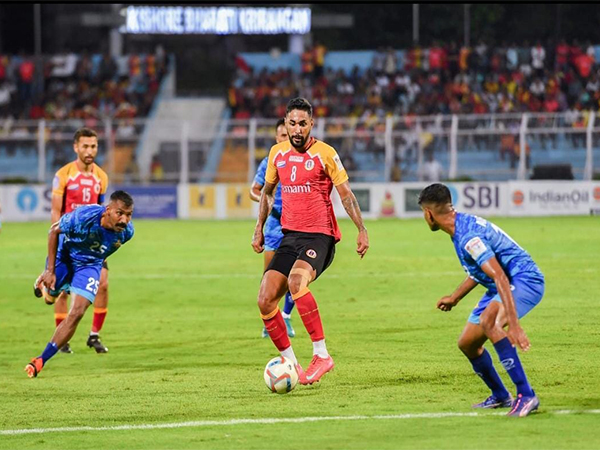 East Bengal FC player in action. (Photo: Durand Cup)