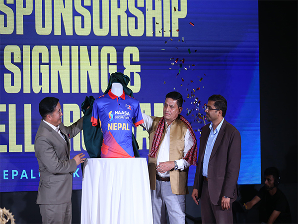 Nepal unveils new jersey for national men's cricket team. (Photo: ANI)