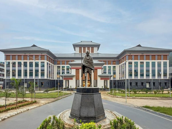 The new building of the Gauhati High Court's Itanagar Permanent Bench inaugurated at Naharlagun. (Photo/ANI)