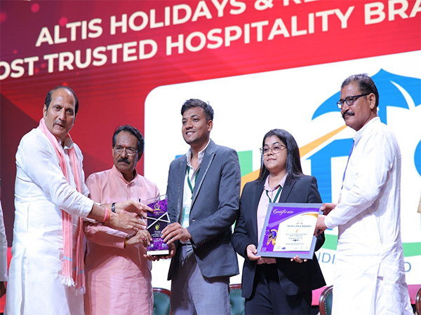 Altis Holidays & Resorts India Pvt Ltd Honoured with "Most Trusted Hospitality Brand of the Year 2025" Award