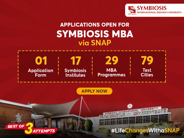 Application open for Symbiosis MBA via SNAP