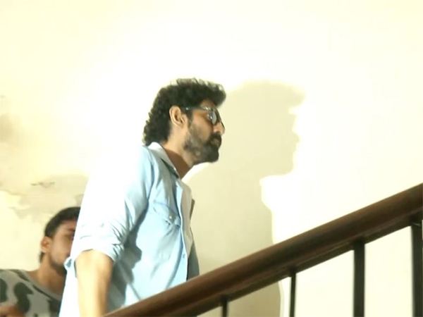 Rana Daggubati in ED office (Photo: ANI)