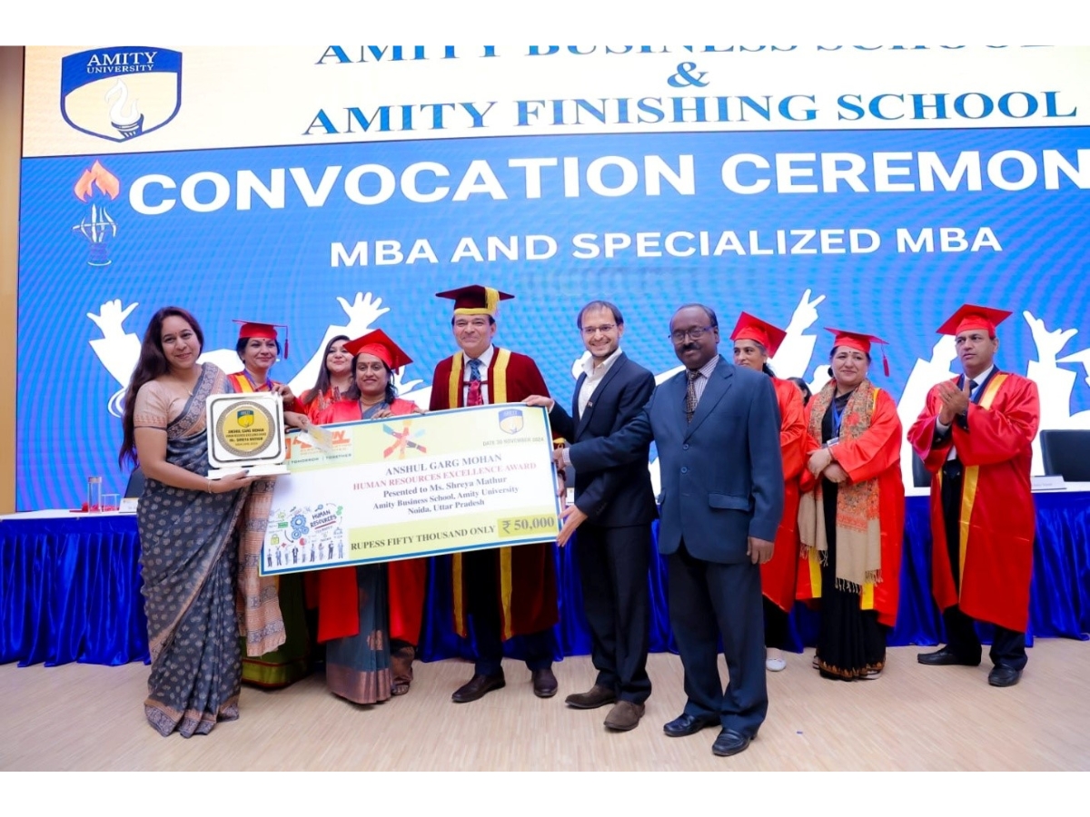Amity University launches the Anshul Garg Mohan HR Excellence Award