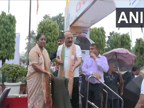 A visual from the site of Tiranga Cyclothon (Photo/ANI) 