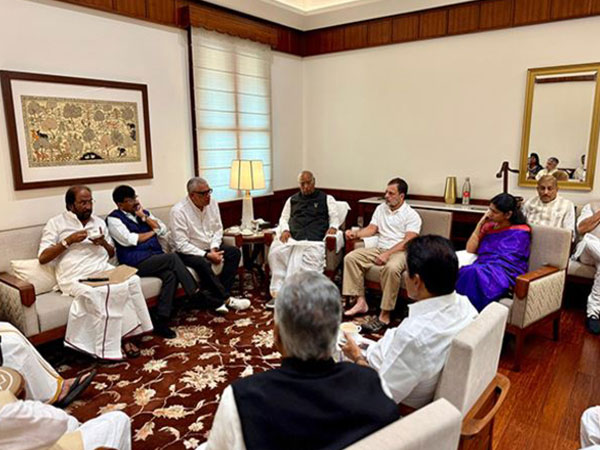 INDIA Bloc floor leaders' Meeting (File Photo/ANI)
