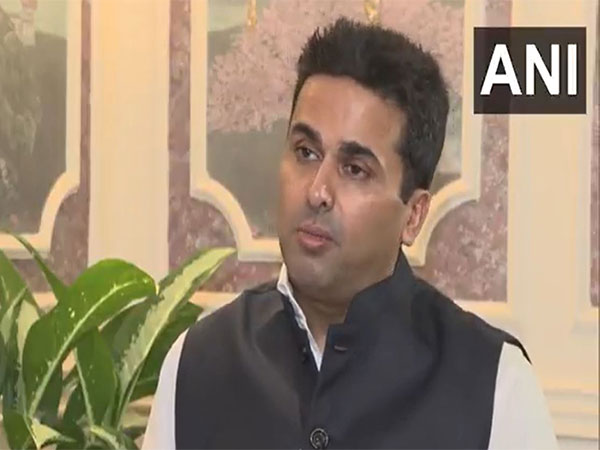 Late Congress stalwart Ahmed Patel's Son, Faisal Patel (Photo/ANI)
