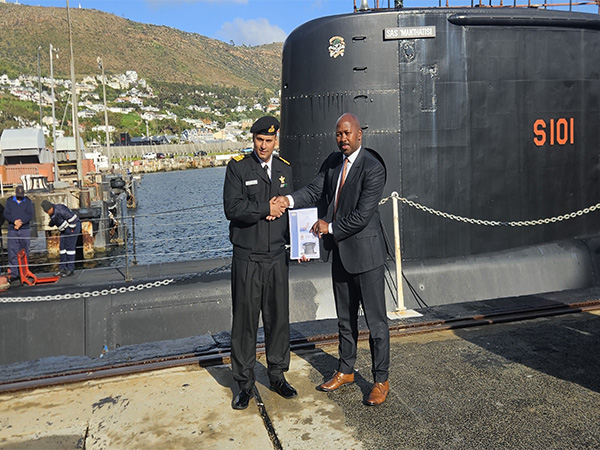 Indian Navy successfully undertook the Rescue Seat Certification of South African Navy (Image Source: X/@indiannavy)