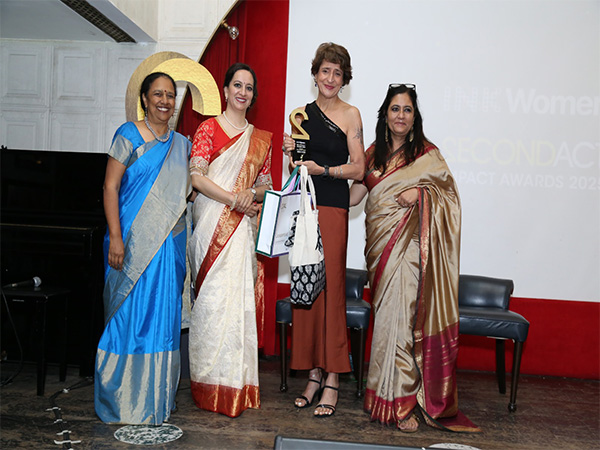 From left: Lakshmi Pratury (Founder, INK), Dr. Kanika Sood Sharma (Narayana Health), Dilshad Master (Bull's Adventure), Archana Dutta (Founder and CEO, SecondAct/INK Women).