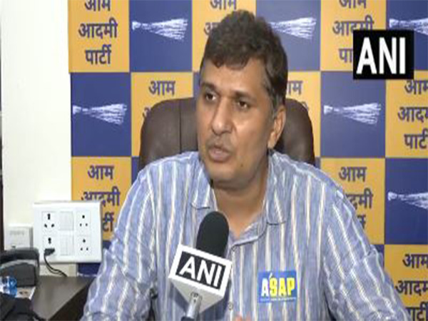 AAP Delhi President Saurabh Bharadwaj (Photo/ANI)