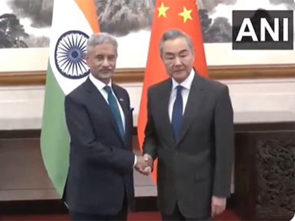 EAM S Jaishankar with Foreign Minister of China Wang Yi, in Beijing, China (File Photo/ANI)