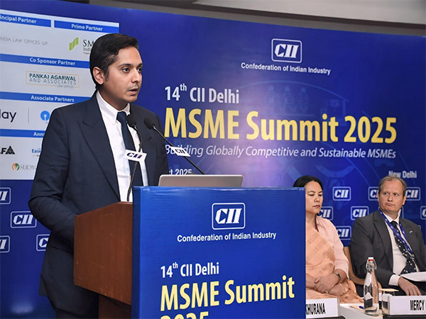 Rikant Pittie, CEO and Co-Founder EaseMyTrip, addressing the he 14th CII Delhi MSME Summit (Photo Credit: X/@rikantpitti)