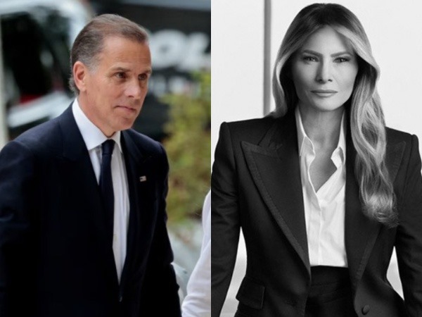 Former US President Joe Biden's son Hunter Biden (Left) and US First Lady Melania Trump (Right) (Images Credit: Reuters)