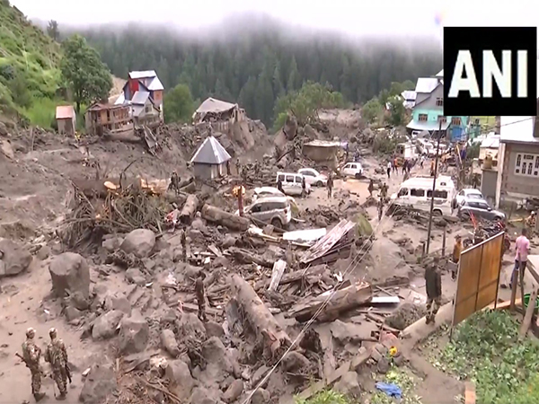 Visuals from  Kishtwar after cloudburst and flashflood (Phot/ANI)