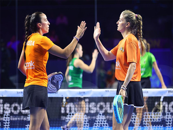 Khan Tigers celebrates after beating Vernost Jaguars during World Padel League day-3 (Image: WPL media)