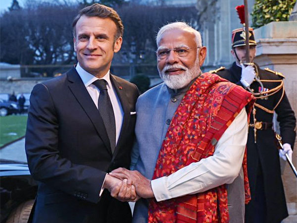 Prime Minister Narendra Modi with French President Emmanuel Macron (File Photo/ANI)