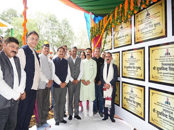 Himachal Pradesh CM dedicates 33 development projects worth Rs. 216 crore in Mandi. (PhotoANI)
