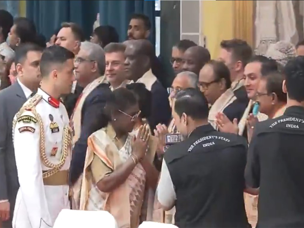 President Droupadi Murmu hosts 'At Home' event at Rashtrapati Bhavan (Photo/ANI) 