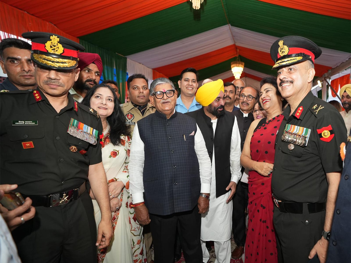 Punjab Governor Kataria at 'At home' reception at Punjab Raj Bhavan (Photo/ANI) 
