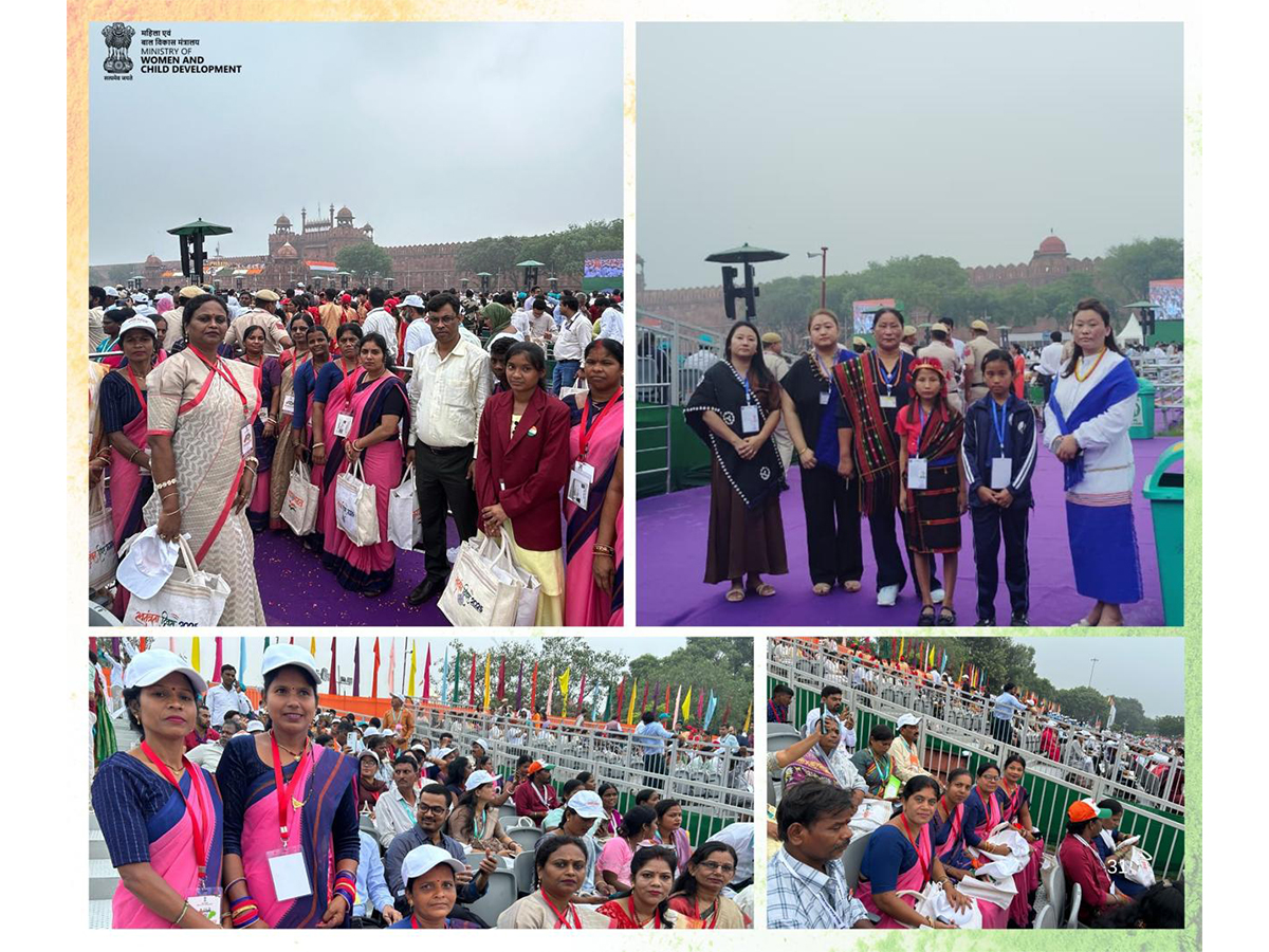 Guests honoured at I-Day for efforts in Empowering Women, Children (Photo/PIB)