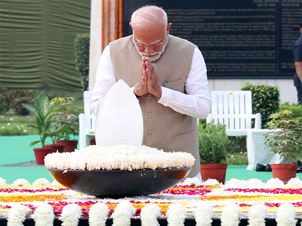 PM Modi pays floral tributes to Atal Bihari Vajpayee on his death anniversary at 'Sadaiv Atal' (Photo/X@narendramodi)