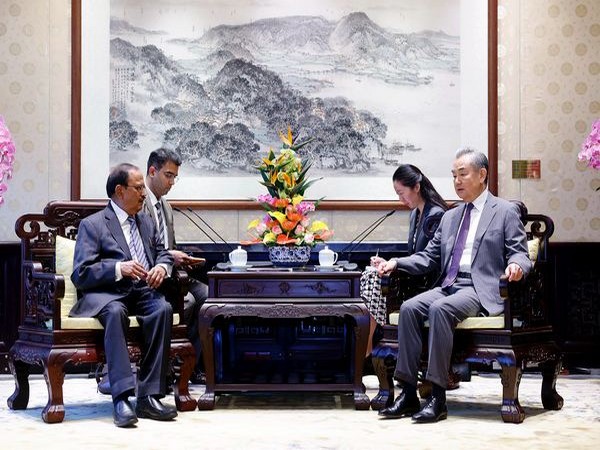 NSA Ajit Doval and Chinese Foreign Minister, Wang Yi in Beijing (File Photo/MEA)