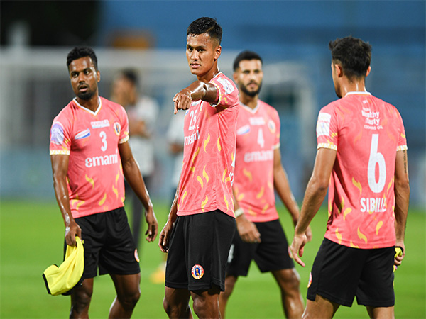 East Bengal FC training session. (Durand Cup)