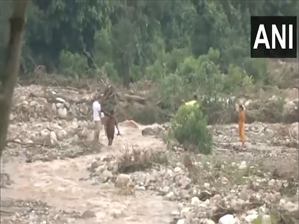Flash floods, landslides occur in many parts of Kathua after cloudburst; rescue operation underway. (PhotoANI)
