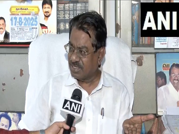 DMK ;eader TKS Elangovan (Photo: ANI)