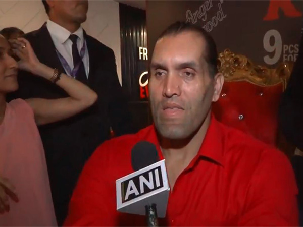 Wrestler and BJP leader Dalip Singh Rana aka 'The Great Khali (Photo/ANI)