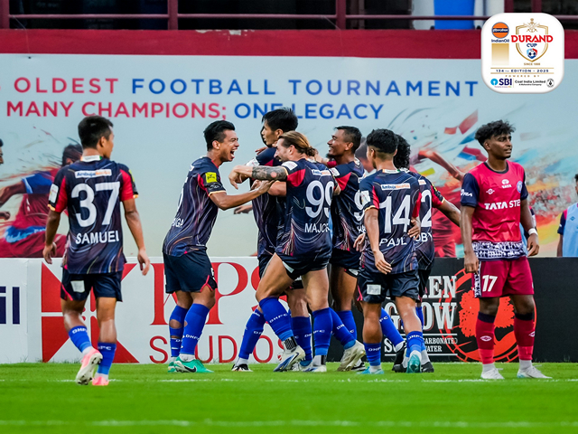 Diamond Harbour FC players celebrating (Photo: Durand Cup)
