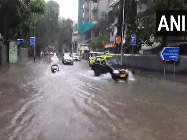 Visuals from Gandhi Market Sion after the rainfall (Photo/ANI)