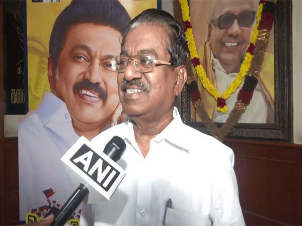 Dravida Munnetra Kazhagam (DMK) leader TKS Elangovan (Photo/ANI)