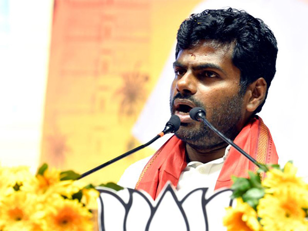 Bharatiya Janata Party (BJP) leader K Annamalai (Photo/ANI)