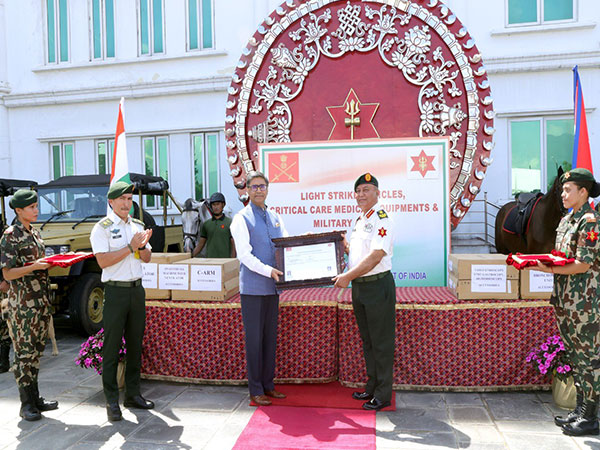 Foreign Secretary Vikram Misri with Nepal's Chief of Army Staff, Suprabal Janasewashree Gen Ashok Raj Sigdel (Photo: X/ @IndiaInNepal)
