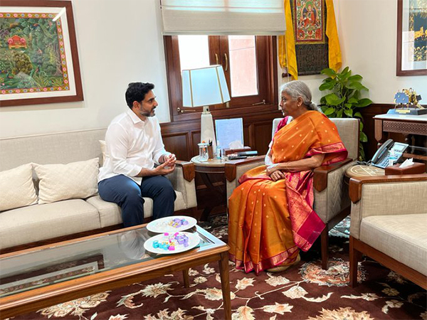 Andhra Pradesh Minister Nara Lokesh met Union Finance Minister Nirmala Sitharaman in New Delhi (Photo X/@naralokesh)