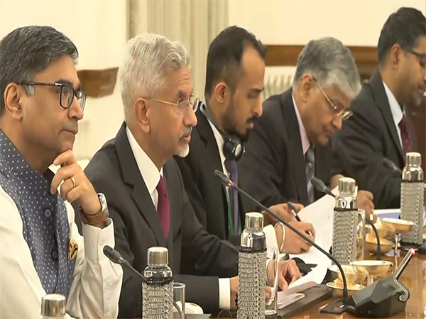 External Affairs Minister S Jaishankar during meeting with Chinese Foreign Minister Wang Yi(Photo/ANI)