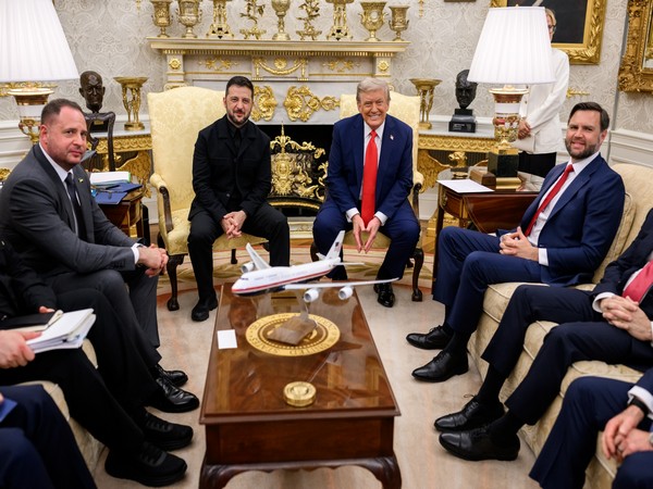 US President Donald Trump with Ukrainian President Volodymyr Zelenskyy in Oval Office (Image: X@WhiteHouse)