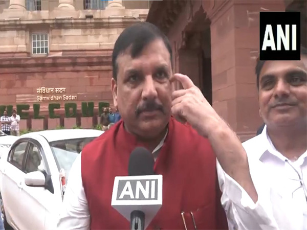 AAP Rajya Sabha MP Sanjay Singh (Photo/ANI)