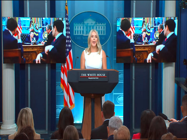 White House Press Secretary, Karoline Leavitt (Image: YouTube@The White House)