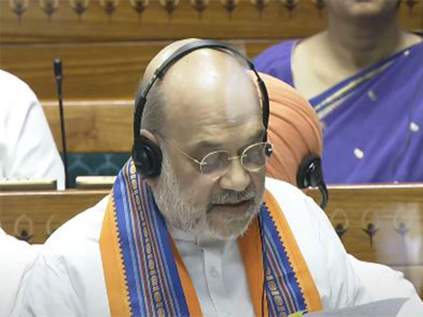Union Home Minister Amit Shah in Lok Sabha (Photo/ANI)