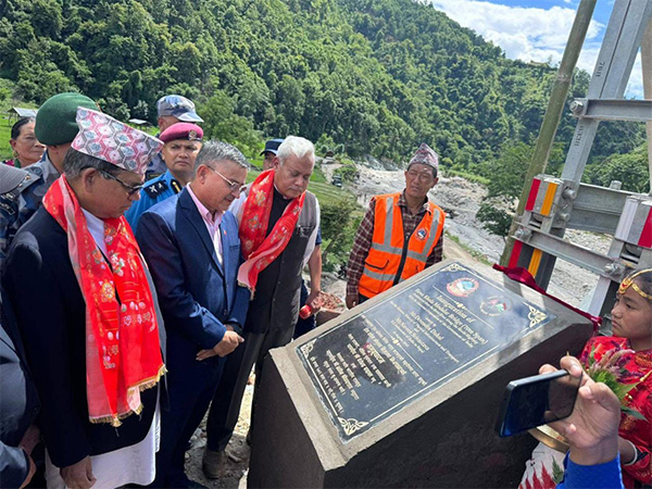 Nepal's longest modular bridge inaugurated in Panchthar (Photo/@IndiaInNepal)