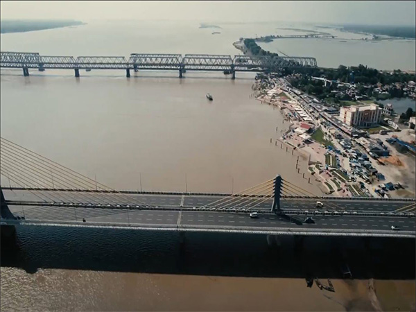 Visuals of the Aunta - Simaria Bridge (Photo/ANI)