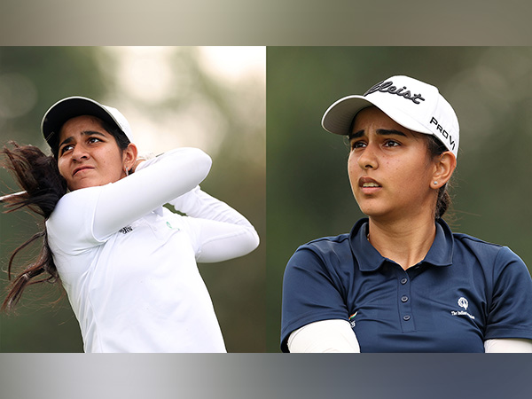 Indian golf players Heena Kang (L) and Mannat Brar (R). (Photo: WPGT)