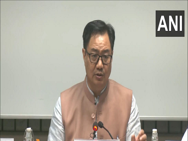 Union Minister of Parliamentary Affairs Kiren Rijiju. (PhotoANI)