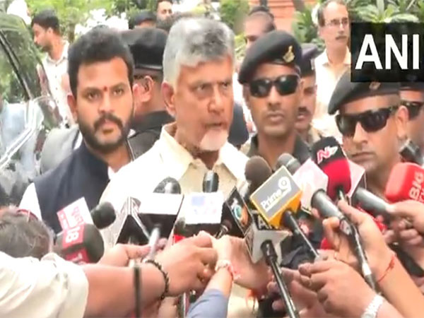 Andhra Pradesh CM Nara Chandrababu Naidu. (Photo/ANI)