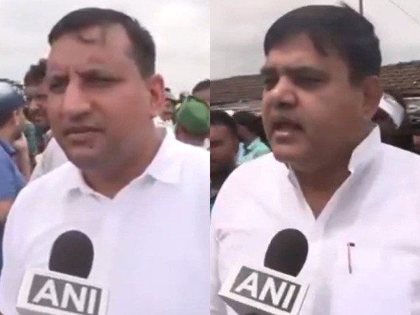 RJD leaders Sanjay Yadav and Shakti Singh Yadav (Photo/ANI)