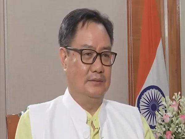 Union Parliamentary Affairs Minister Kiren Rijiju (Photo/ANI)