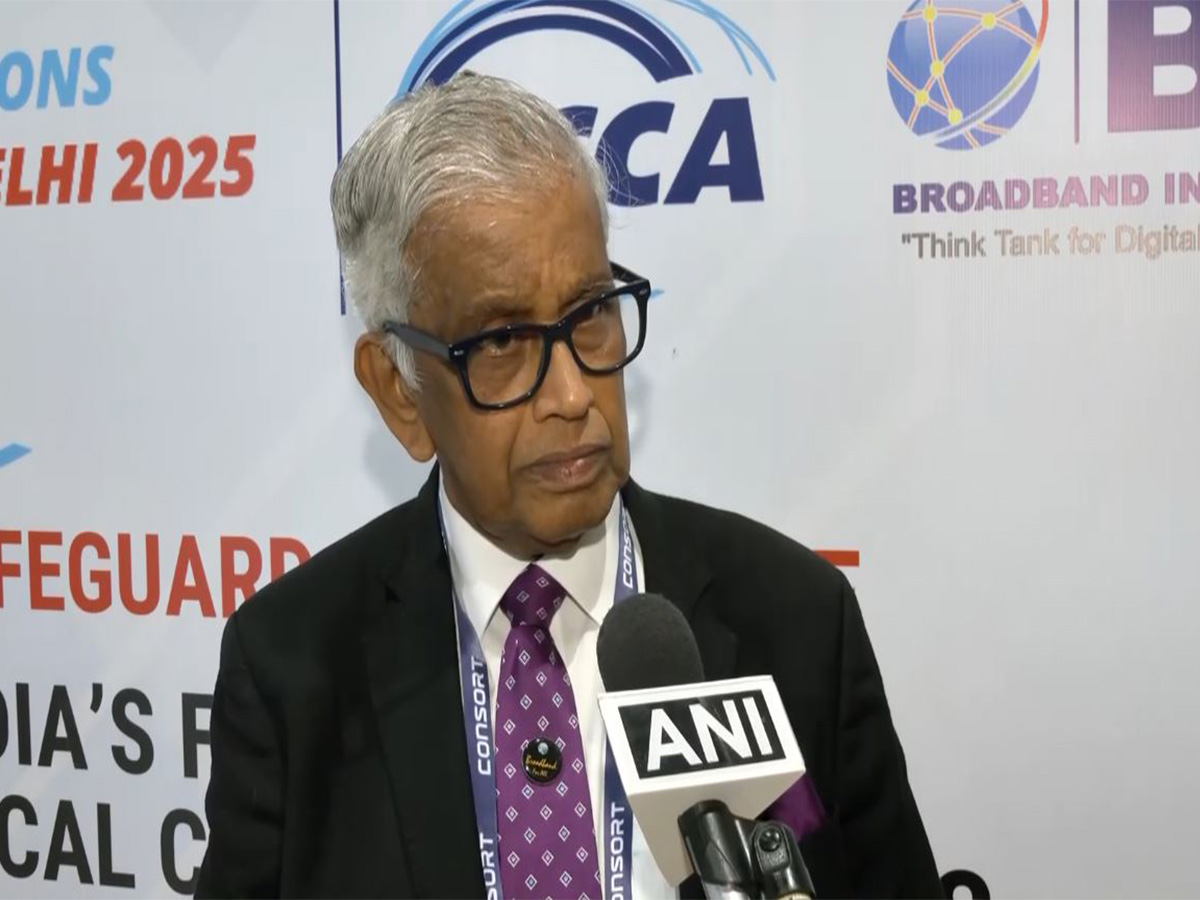 T V Ramachandran, President, Broadband India Forum (Photo/ANI)