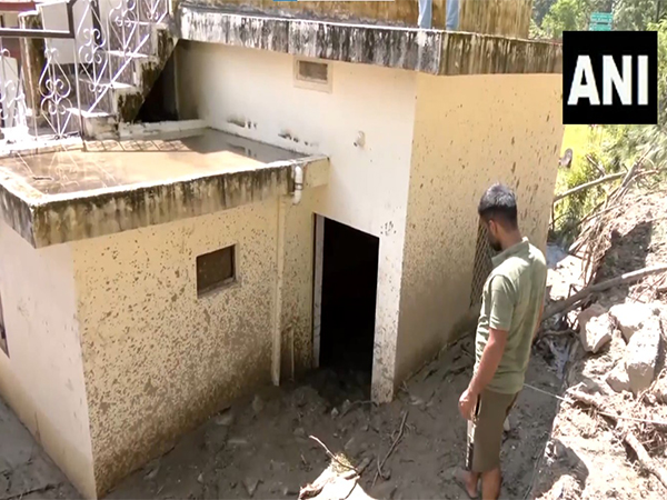 House filled with debris after the landslide (Photo/ANI)