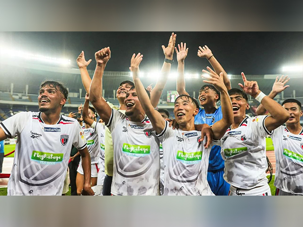 Victorious NorthEast United FC players (Photo: ISL)